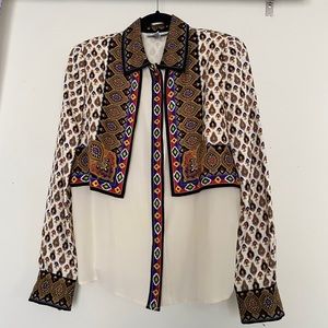 Adrianna Pappell silk shirt